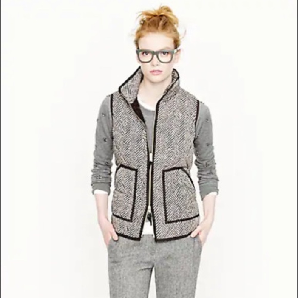 J.Crew Excursion Vest Herringbone